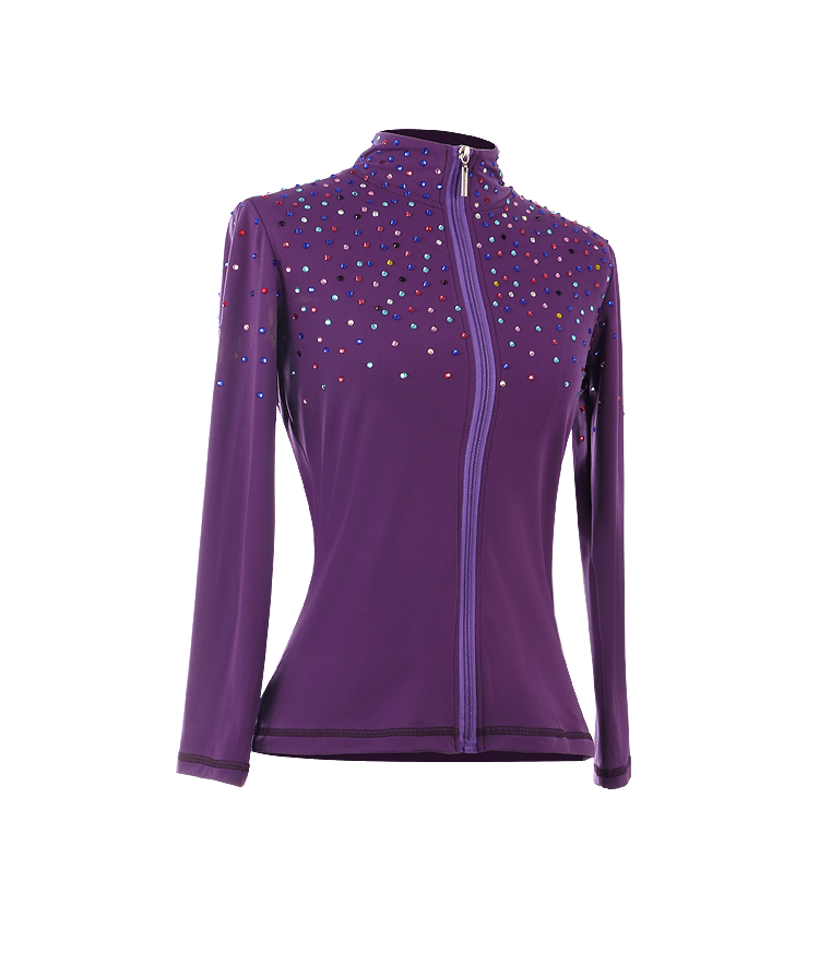 Skating in Purple - The Ice Costume Boutique